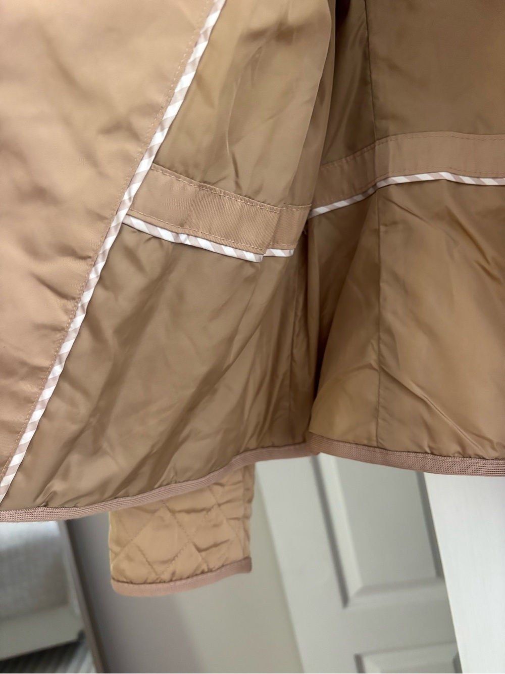 Massimo Dutti Quilted Puffer Jacket in Tan - Picture 5 of 10